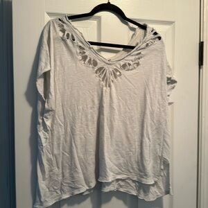 Free People drapey cut out top. Size L